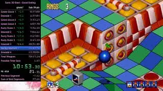 Sonic 3D Blast Best Ending in 