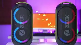 Zoook ZB-Rocker Show Stopper Bluetooth Party Speaker with Wireless Mic and Led Lights / 100Watts