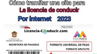 Como sacar cita para licencia de conducir (Tramita permiso para menores de edad)
