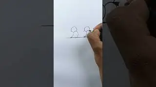 How to Draw Birds | #shorts #drawing #birds