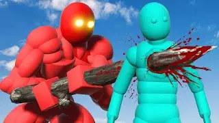 Super Strong NPC fights the Smart AI! OVERGROWTH NPC Wars