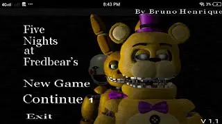 Five Nights At Fredbears PARA ANDROID!! v1.1+Download!!!!