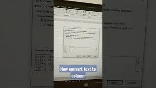 How to convert text to column in csv file