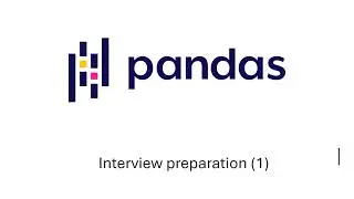 Pandas - Interview primer | SANA Lectures By Prasanalakshmi Balaji