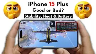 iPhone 15 Plus PUBG Test 2024 | Don't Buy This Phone For Gaming?