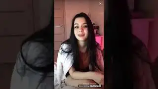 Periscope broadcast sweet girl