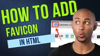 how to add a favicon in html | how to add a favicon to your html page