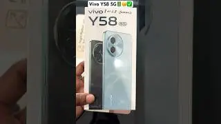📱✅Vivo Y58 5G First look !! 6000Mah🔋😳!!#new #vivounboxing #trending #viral #ytshort#youtubeshorts