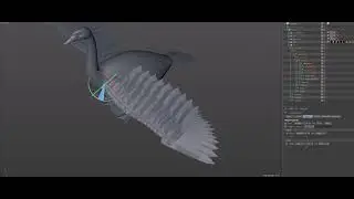 swan wing fold 3d model