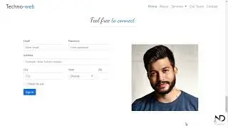 free source code for website design in html and css | bootstrap 5 project