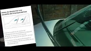 Accionamiento de Mando Limpia Parabrisas para reemplazo de escobilla