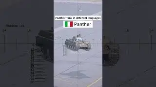 Panther Tank in Different Languages