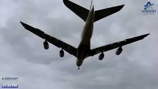 DOUBLE TOGA ! 😱 Emirates Airbus A380-800 ✈️ DIVERTED to Manchester Airport