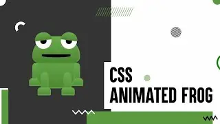 Pure Css Animated Frog | Css Animation Effects