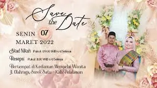 Undangan Digital Nino & Bobi || Lagu Instrumen Melayu Zapin Senandung Shazana
