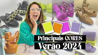 PRINCIPAIS CORES DO VERÃO 2024 | Sapatos e bolsas