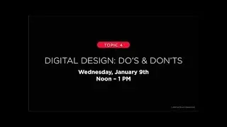 Digital Minute: Digital Design Do’s and Don’ts