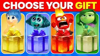 Choose Your Gift! 🎁 INSIDE OUT 2 Edition 😁😭😱🤢😡 How Lucky Are You? Inside Out 2 Quiz