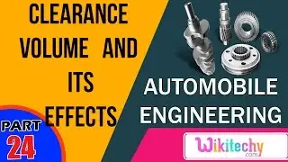 What is clearance volume And what are its effects | Automobile Interview questions