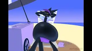 vore animation | Marsh goes to the beach to get some ice cream