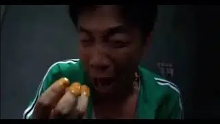 Korean man has diarrhea on the toilet seat