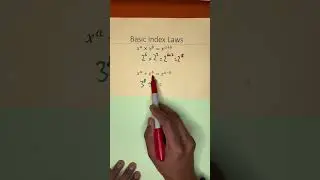 Day 7/30 Basic index Laws #indices #mathinar #gcsemathsrevision
