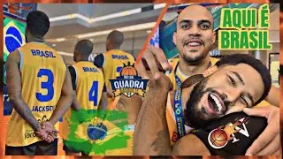 AQUI É BRASIL - ON FIRE NO DESAFIO INTERNACIONAL REI DA QUADRA 🇧🇷 VS 🇺🇸