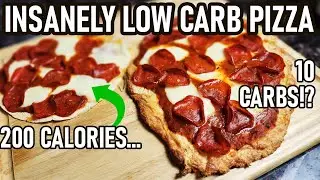 How To Make A Low Carb Pepperoni Pizza At Home [2 Variations!]