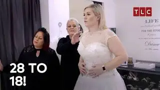 The Dress That Completes Her Transformation! | Curvy Brides Boutique TLC