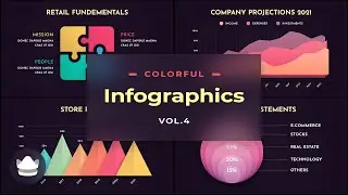 Colorful Infographics Vol 4 - After-Effects Template