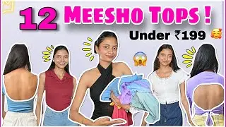 *Huge* MEESHO Summer Top Haul 💕Everything Under Rs.199/- 😱 Starting ₹130😍 Try-on Haul | Classwings