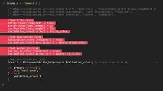 Trongate Form Handling Mini Series p6 - Form Validation : Array Method