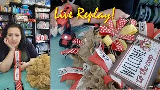Live Replay: Welcome To The Chicken Coop Wreath! 30