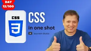 CSS in ONE SHOT 🔥 | Master Complete CSS for Web Development in Hindi