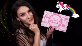 ASMR 🦄Unboxing Kawaii Box 🐺(September 2018) Whisper in Russian