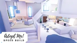 Aesthetic Winter Treehouse Speed Build ❄️ Roblox Adopt Me!