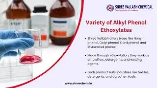 Shreechem Choosing the Right Alkyl Phenol Ethoxylate for Your Industry Needs