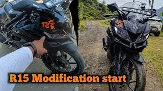 Finally R15 ki❤️ Modification start ho gy my dream bike modified 🥰