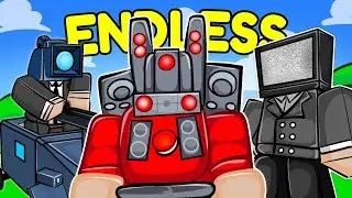 ¡Solo LEGENDARIAS en ENDLESS MODE! (Toilet Tower Defense Roblox)
