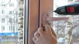 Самостоятельная установка оконной ручки на пластиковое окно