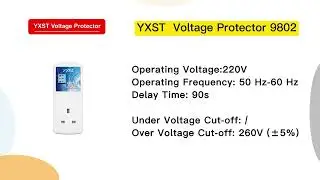(YXST 9802) refrigerator fridge freeze volt guard protection devices voltage protectors 220v