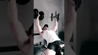 incline db press💪💪 #fitness #healtylifestyle #aesthetic #zyzz #motivation #stayfit #shortvideo