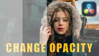 How to Change OPACITY in Davinci Resolve