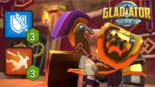 Semi Perfect Guardian with Block and Stun skill the cornerstone stone  Gladiator Heroes