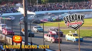 ENDURO RACING SPOOKTACULAR THRILL SHOW 2024 SEEKONK SPEEDWAY