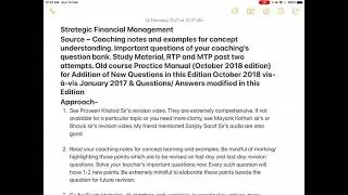 SFM - How to score good marks in CA Final Strategic Financial Management