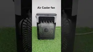 Portable Air Cooler Fan With Humidifier Water Spray Fan 