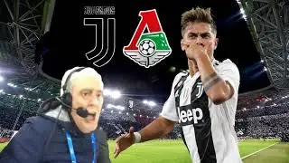 Radiocronaca di F. REPICE - Delirio DYBALA all'Allianz Stadium - Juventus 2 Lokomotiv Moskva 1