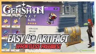Easy 4* Artifact and Luxurious Chest in Mondstadt - Genshin Impact