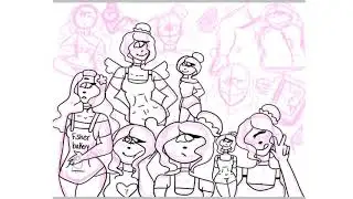 all about my oc cotton! (16 cottons speedpaint)